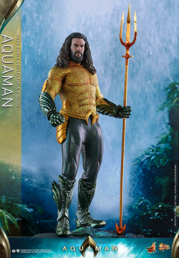 **CALL STORE FOR INQUIRIES** HOT TOYS MMS518 DC AQUAMAN 1/6TH SCALE FIGURE