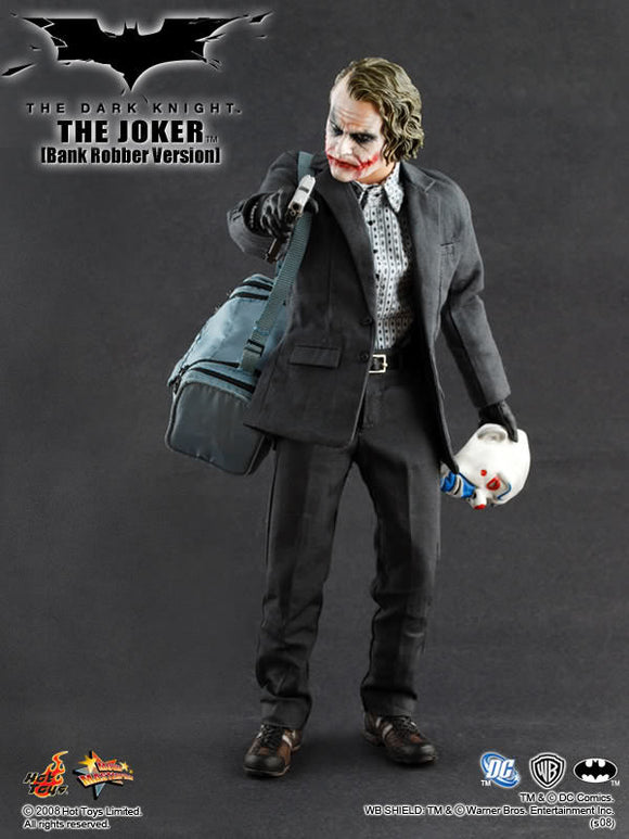 **CALL STORE FOR INQUIRIES** HOT TOYS MMS79 DC THE DARK KNIGHT THE JOKER BANK ROBBER VERSION 1/6TH SCALE FIGURE