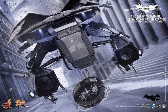 **CALL STORE FOR INQUIRIES** HOT TOYS MMSC002 DC THE DARK KNIGHT RISES THE BAT DELUXE 1/6TH SCALE FIGURE
