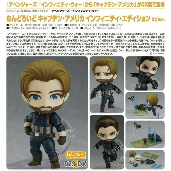 NENDOROID #923-DX CAPTAIN AMERICA DELUXE VERSION