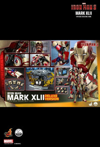 **CALL STORE FOR INQUIRIES** HOT TOYS QS008 MARVEL IRON MAN 3 IRON MAN MARK XLII DELUXE 1/4TH SCALE FIGURE