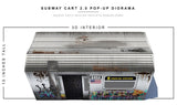 EXTREME SETS SUBWAY CART 2 POP UP 1/12 SCALE DIORAMA