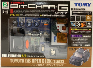 TOMY BIT CHAR-G G-12 TOYOTA B8 OPEN DECK BLACK R/C CAR