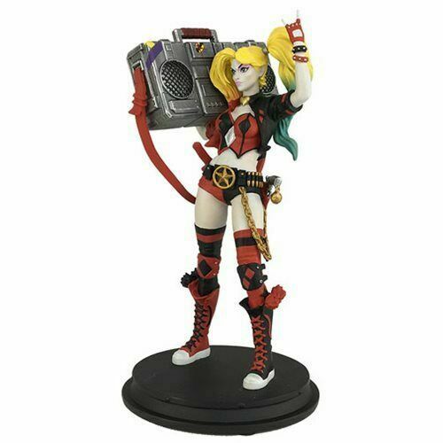 ICON HEROES HARLEY QUINN WITH BOOM BOX REBIRTH 2017 SDCC PX EXCLUSIVE
