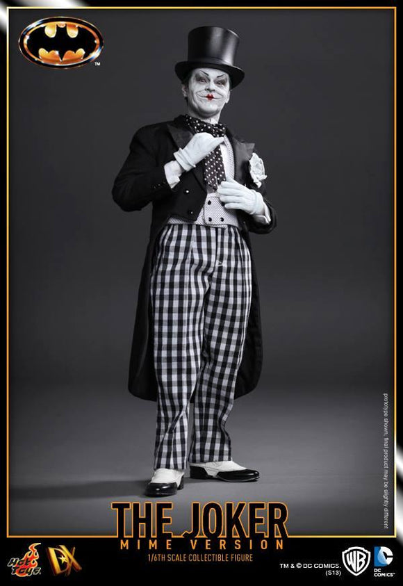 **CALL STORE FOR INQUIRIES** HOT TOYS DX14 DC COMICS BATMAN 1989 THE JOKER MIME VERSION 1/6TH SCALE FIGURE