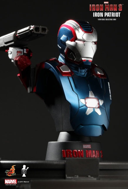 HOT TOYS HTB15 MARVEL IRON MAN 3 IRON PATRIOT 1/6TH SCALE BUST