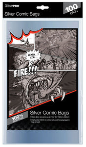 Ultra-Pro Silver Size Comic Bags 100 ct