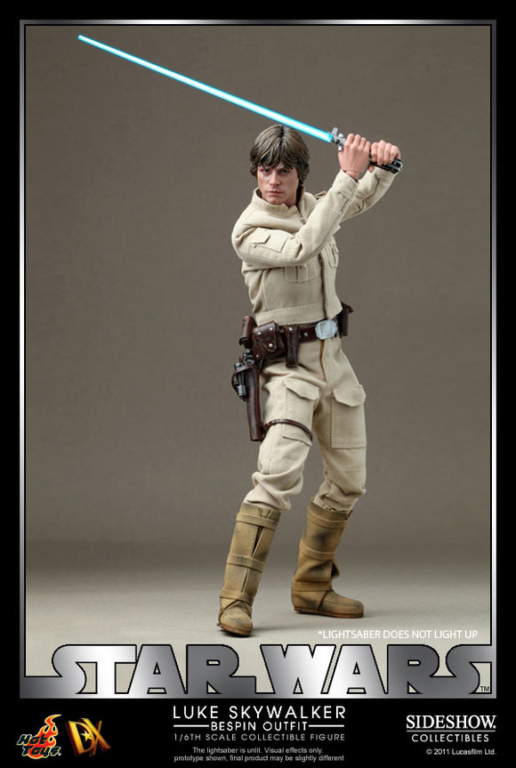 **CALL STORE FOR INQUIRIES** HOT TOYS DX07 STAR WARS LUKE SKYWALKER BESPIN OUTFIT 1/6TH SCALE FIGURE