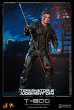 **CALL STORE FOR INQUIRIES** HOT TOYS DX13 TERMINATOR 2 JUDGEMENT DAY T-800 BATTLE DAMAGE VERSION 1/6TH SCALE FIGURE