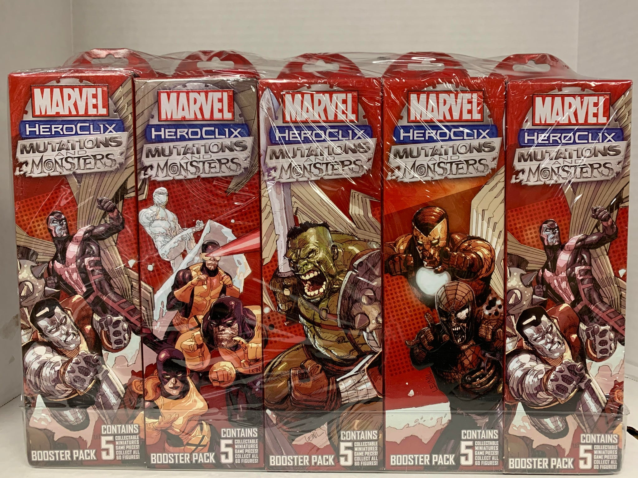 WIZKIDS MARVEL HEROCLIX MUTATIONS & MONSTERS 10 BOOSTER PACK BRICK WIZKIDS MARVEL HEROCLIX MUTATIONS & MONSTERS 10 BOOSTER PACK BRICK
