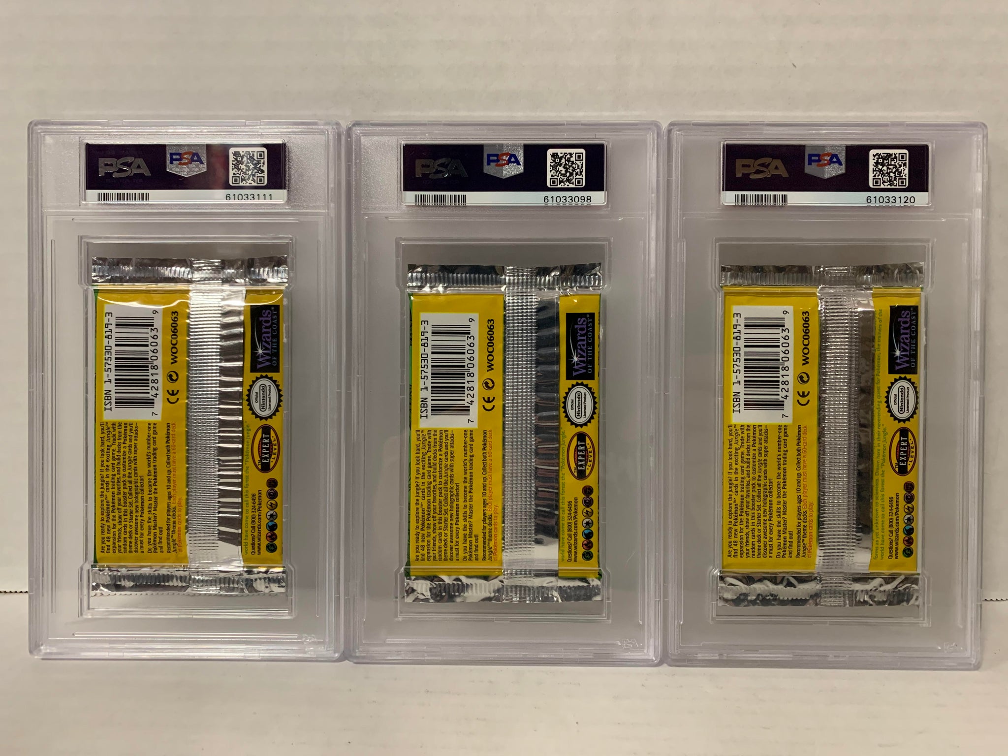 CALL STORE FOR INQUIRIES** PSA 10 POKEMON JUNGLE FIRST EDITION BOOST – Cards  and Comics Central