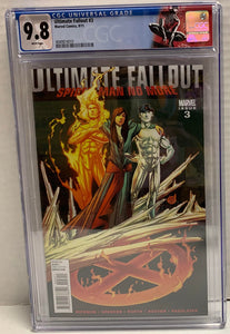 ULTIMATE FALLOUT #3 1ST PRINT SPIDER-MAN MILES MORALES PREVIEW CGC 9.8 #4010