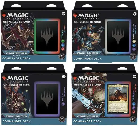 MAGIC THE GATHERING WARHAMMER 40000 COMMANDER DECK REGULAR VERSION – Cards and Comics Central